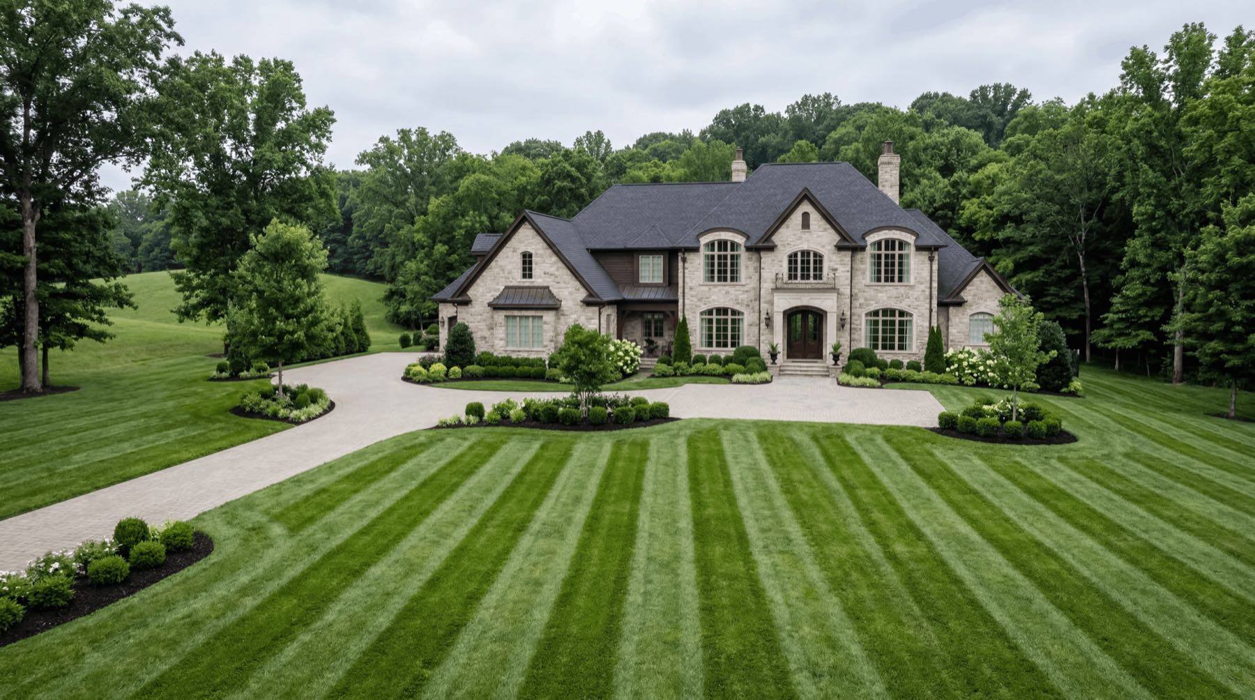 Beautiful lawn