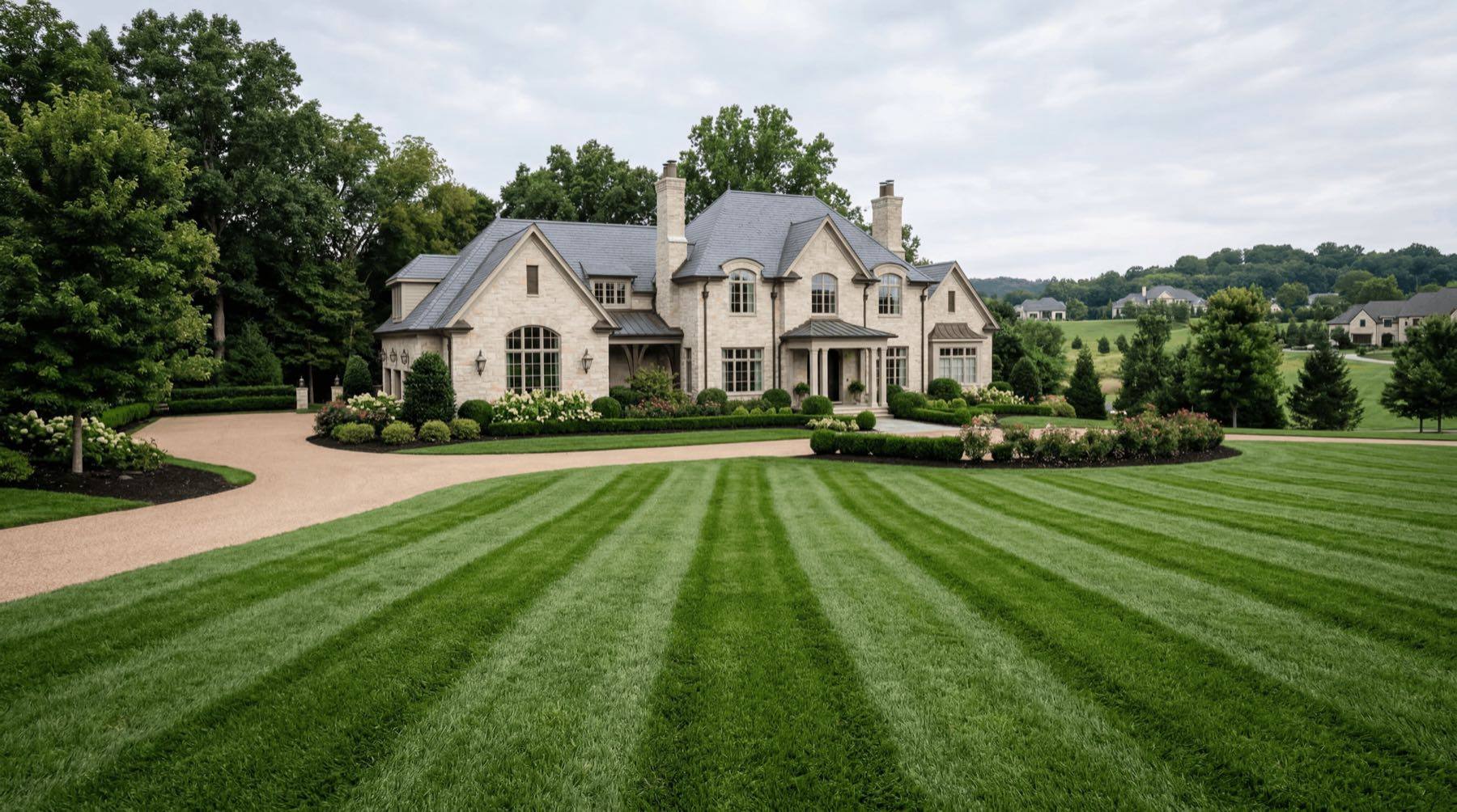 Beautiful lawn