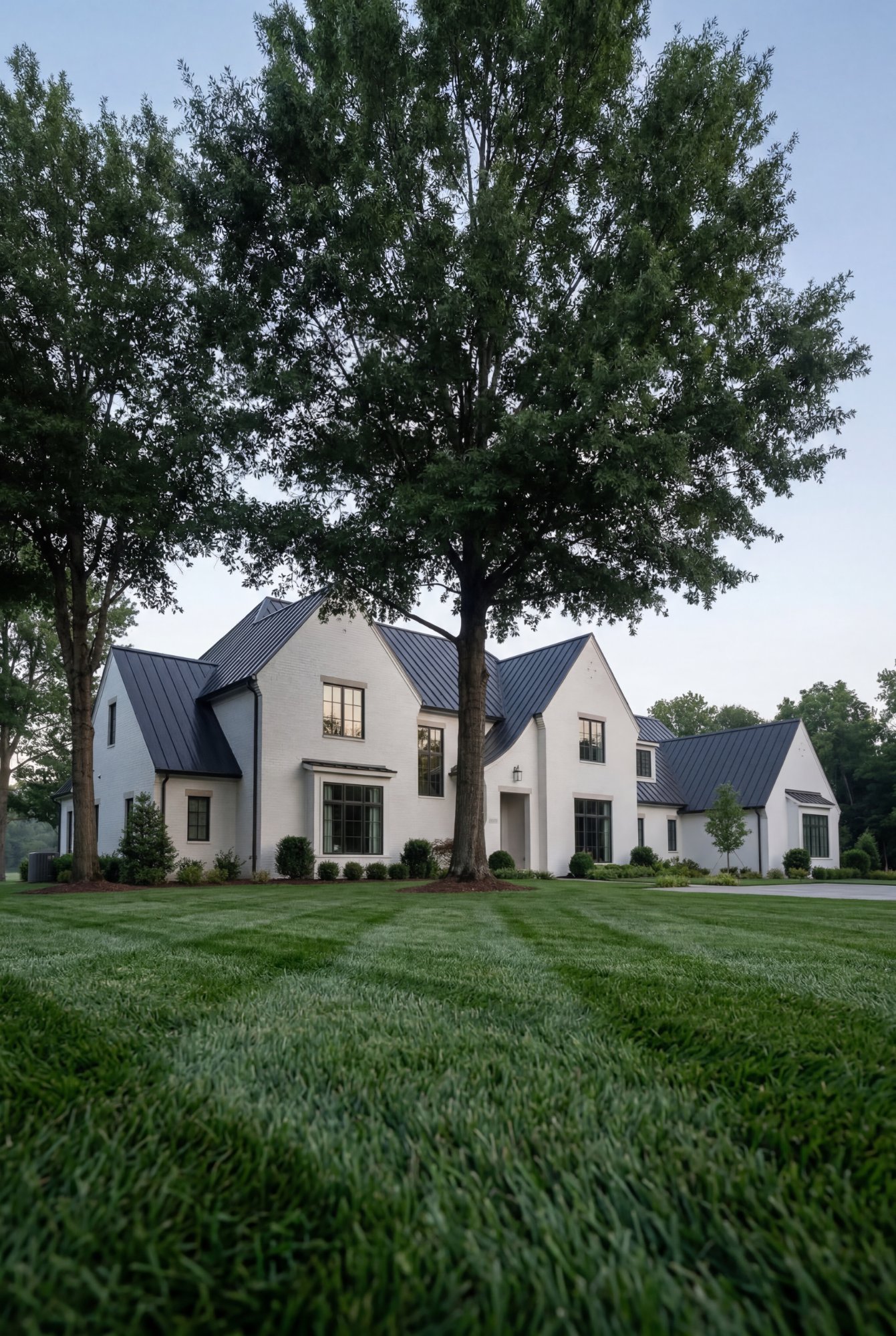 Luxury home with perfect lawn