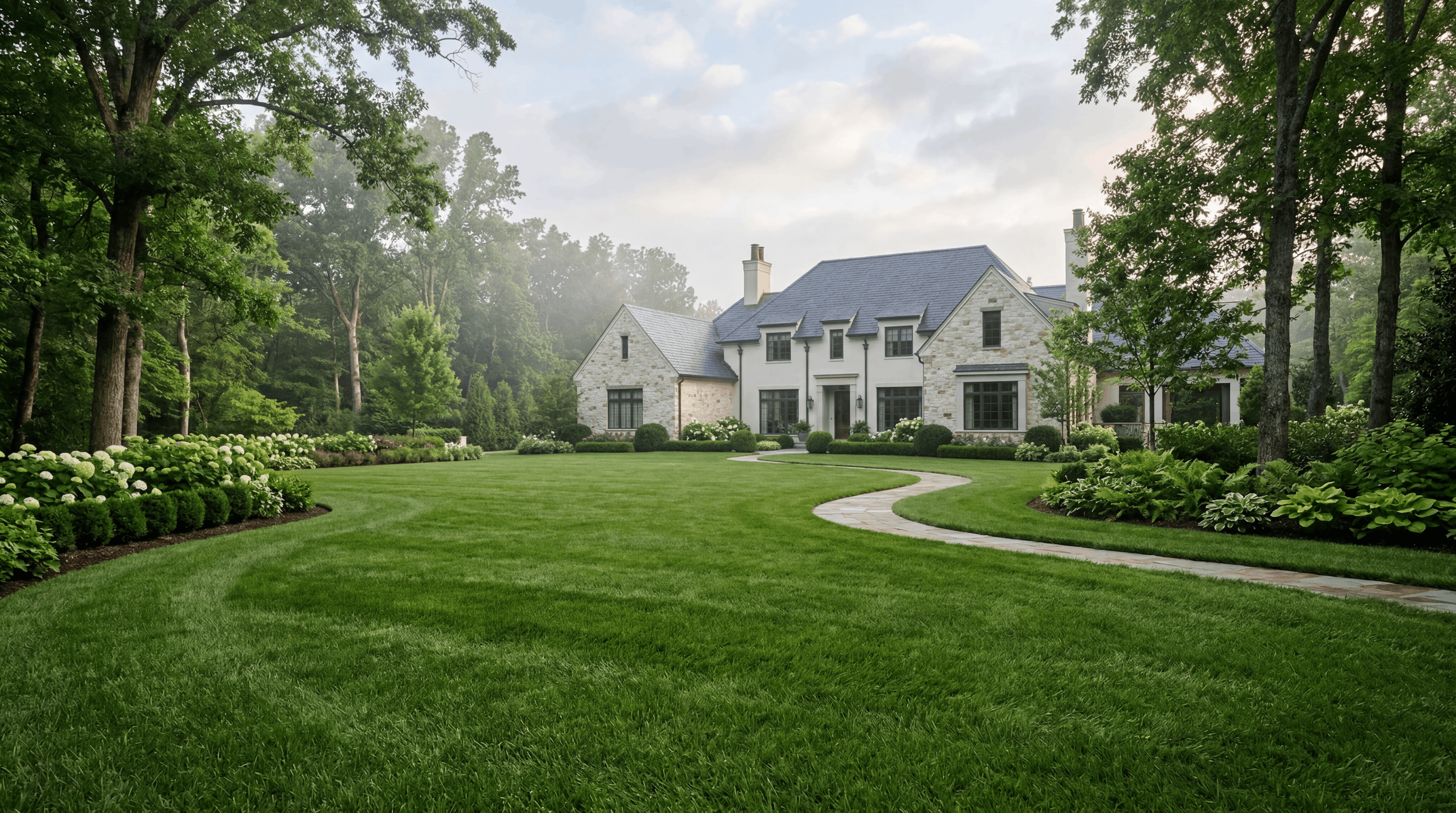 A Pure Turf property in year two, on the morning of a scheduled visit